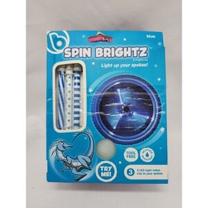 NEW 3 Pack Spin Brightz Blue And Pink‎ LED Bicycle Wheel Spoke Lights
